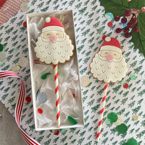 Santa Cookie Pop Gift Box