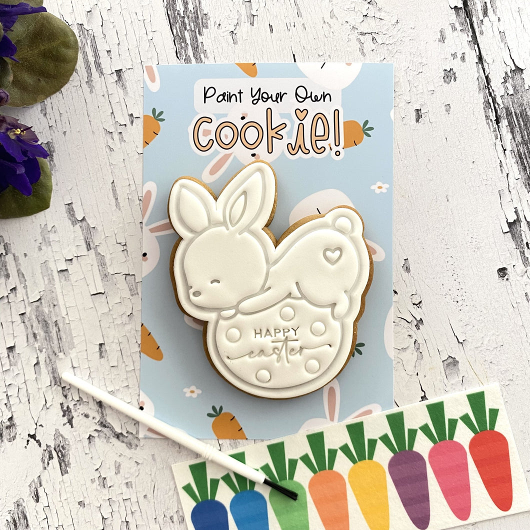 Paint Your Own Easter Bunny Cookie