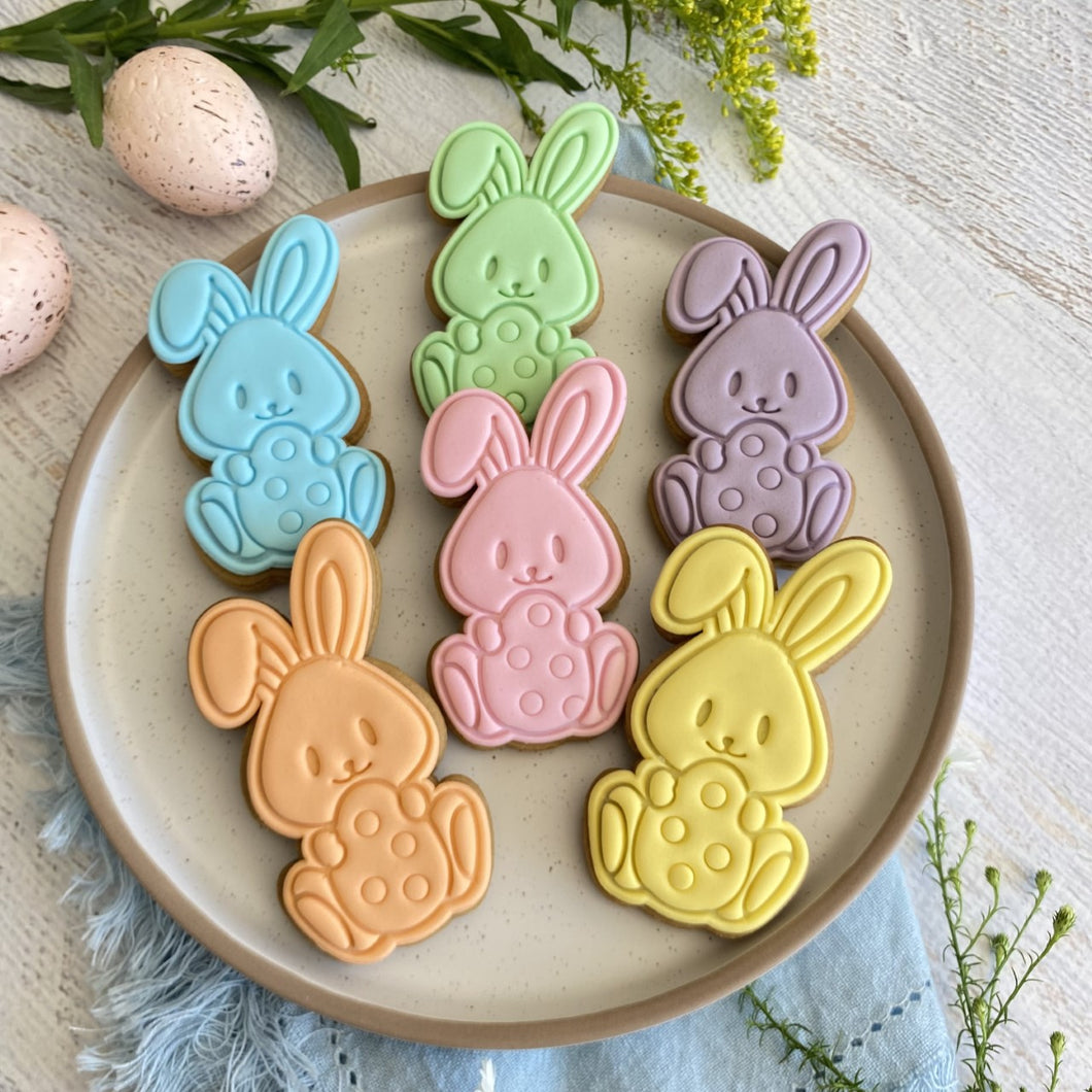 Rainbow Bunny Cookies